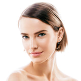 Moissanite Silver Jacket Earrings - Solomon Jewelers