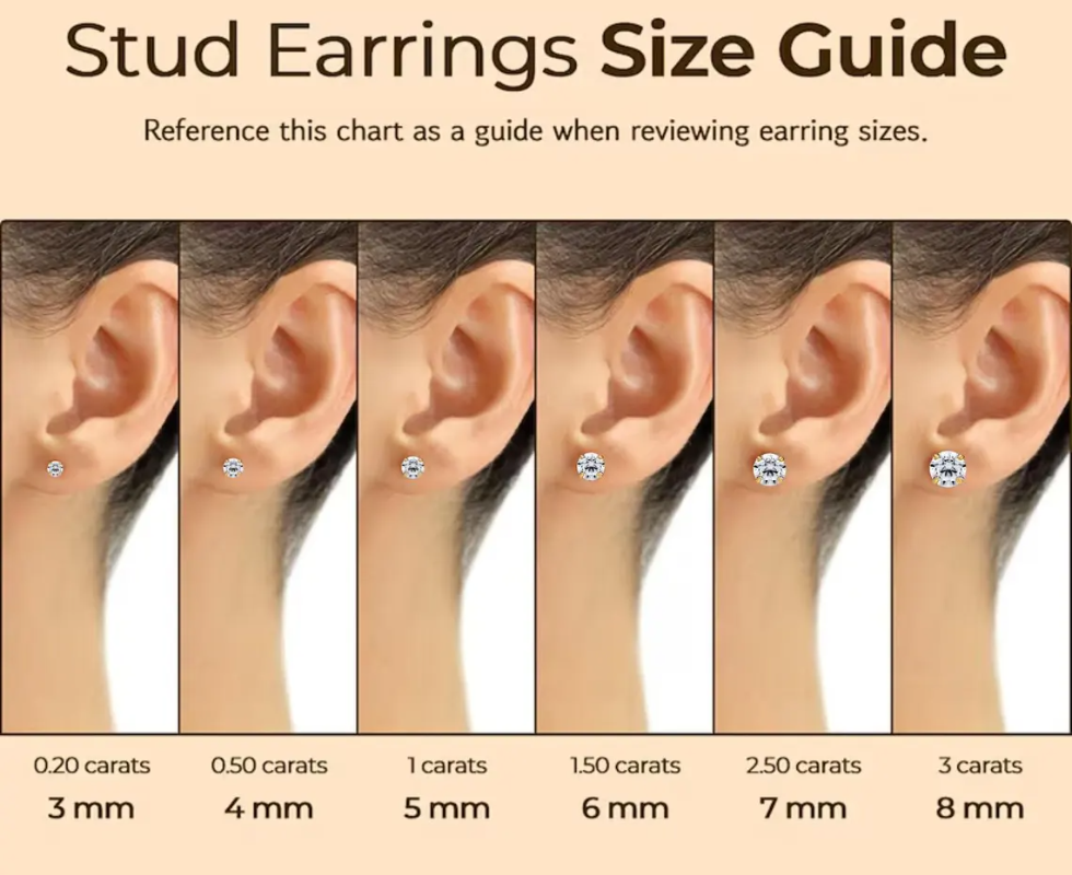 Round Stud Earrings in 14 Karat Gold - Solomon Jewelers