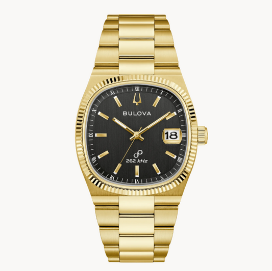 The men’s Bulova Super Seville Precisionist merges retro aesthetics with state-of-the-art movement technology for timeless modern appeal.
