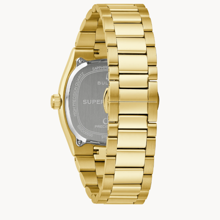 The men’s Bulova Super Seville Precisionist movement is available at Solomon Jeweler kansas.