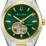 Green Dial Surveyor Automatic Bulova Watch - 98A338