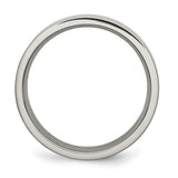 Titanium Polished 6mm Flat Band