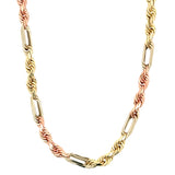 Two tone Milani Chain Available at Solomon Jeweler Wichita Kansas.