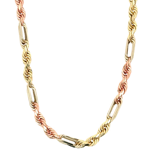 Two tone Milani Chain Available at Solomon Jeweler Wichita Kansas.