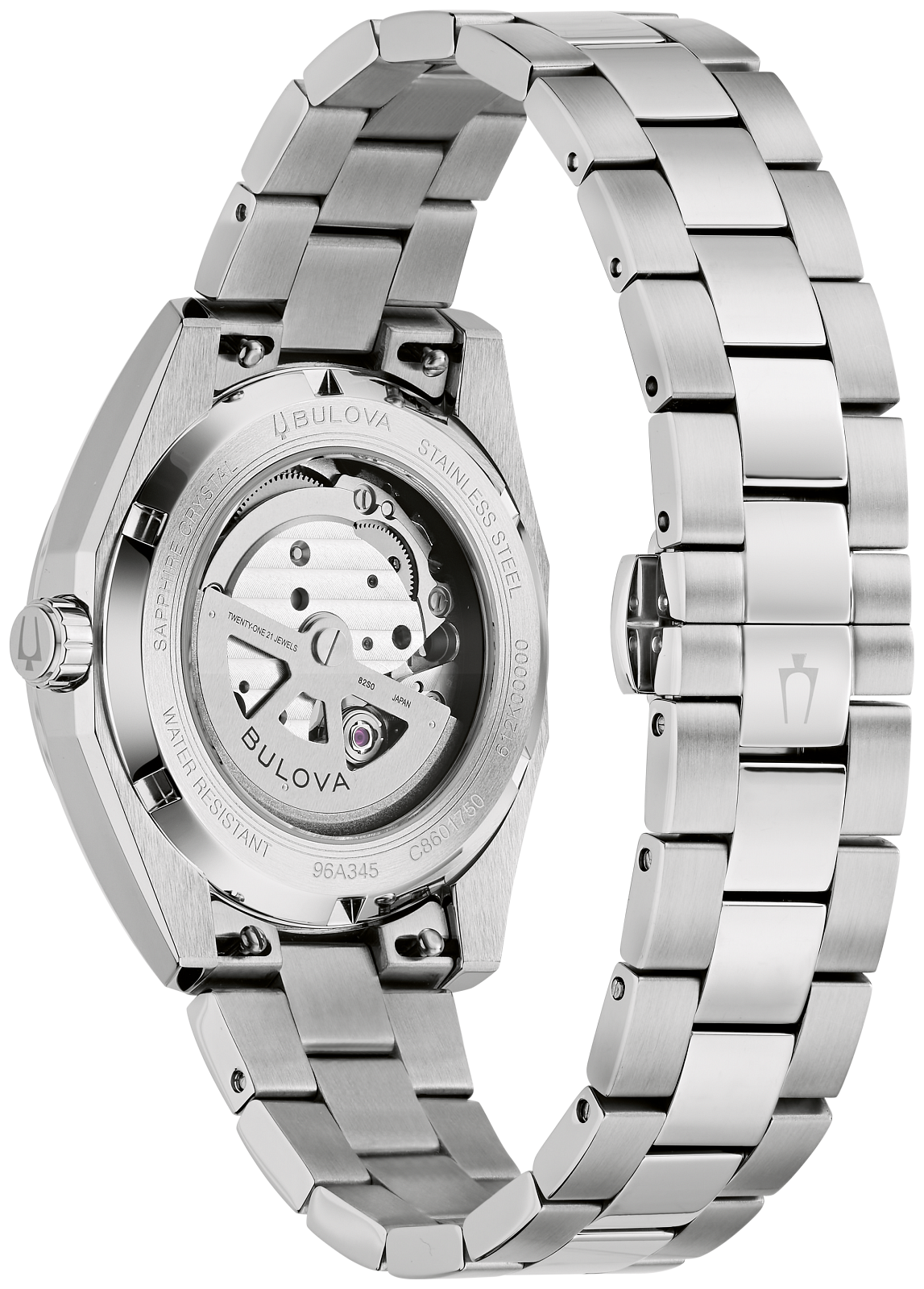 Part of the Surveyor collection of Bulova men’s watches, this classically styled automatic watch offers exceptional design with a glimpse of mechanical wonder.