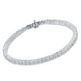 10 CT. T.W. Certified Lab Diamond Tennis Necklace in 14k Gold