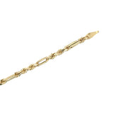10k hollow milano chain necklace.