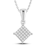 14k 0.25ct Diamond Pendant