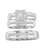 14K 0.78 CT PR/CT BAGG  TRIO SET