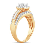 14K  4.00CT PR/CT  Diamond BRIDAL   RING