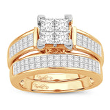 14K  2.00CT  DIAMOND  BRIDAL  RING