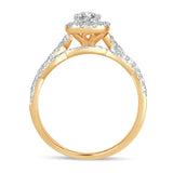 14K  1.40CT  DIAMOND  BRIDAL  RING