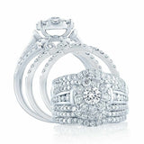 14K  2.44CT Diamond BRIDAL SET