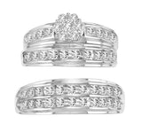 14K 1.02CT Diamond TRIO SET