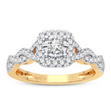 10K 0.33CT Diamond Ring