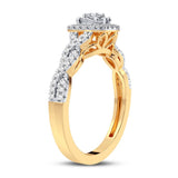 10K 0.33CT Diamond Ring