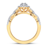 10K 0.33CT Diamond Ring