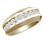 14K 1.88CT Diamond MENS BAND