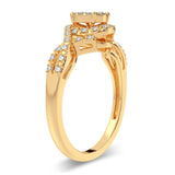 10K 0.25CT Diamond Ring