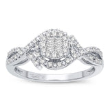 10K 0.25CT Diamond Ring