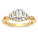 10K 0.33CT Diamond Ring