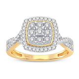 10K 0.10CT DIAMOND RING