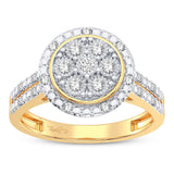 10K 0.10CT DIAMOND RING