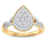 10K 0.25CT DIAMOND RING