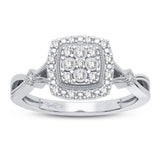 10K 0.13CT DIAMOND RING