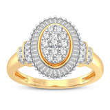 10K 0.50CT DIAMOND RING