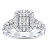 3/4 Ct Diamond Engagement Ring in 10 Karat Gold