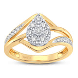 10K 0.10CT DIAMOND RING