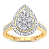 10K 0.10CT DIAMOND RING