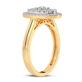 10K 0.25CT DIAMOND RING