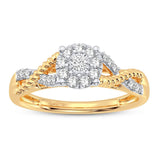 10K 0.25CT DIAMOND RING