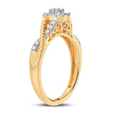 10K 0.25CT DIAMOND RING