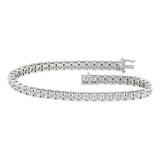 14K 10.00CT Lab Certified Lab Grown Diamond Bracelet ( IGI Certified )