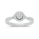 10K 0.25CT Diamond Ring