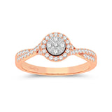 10K 0.25CT Diamond Ring